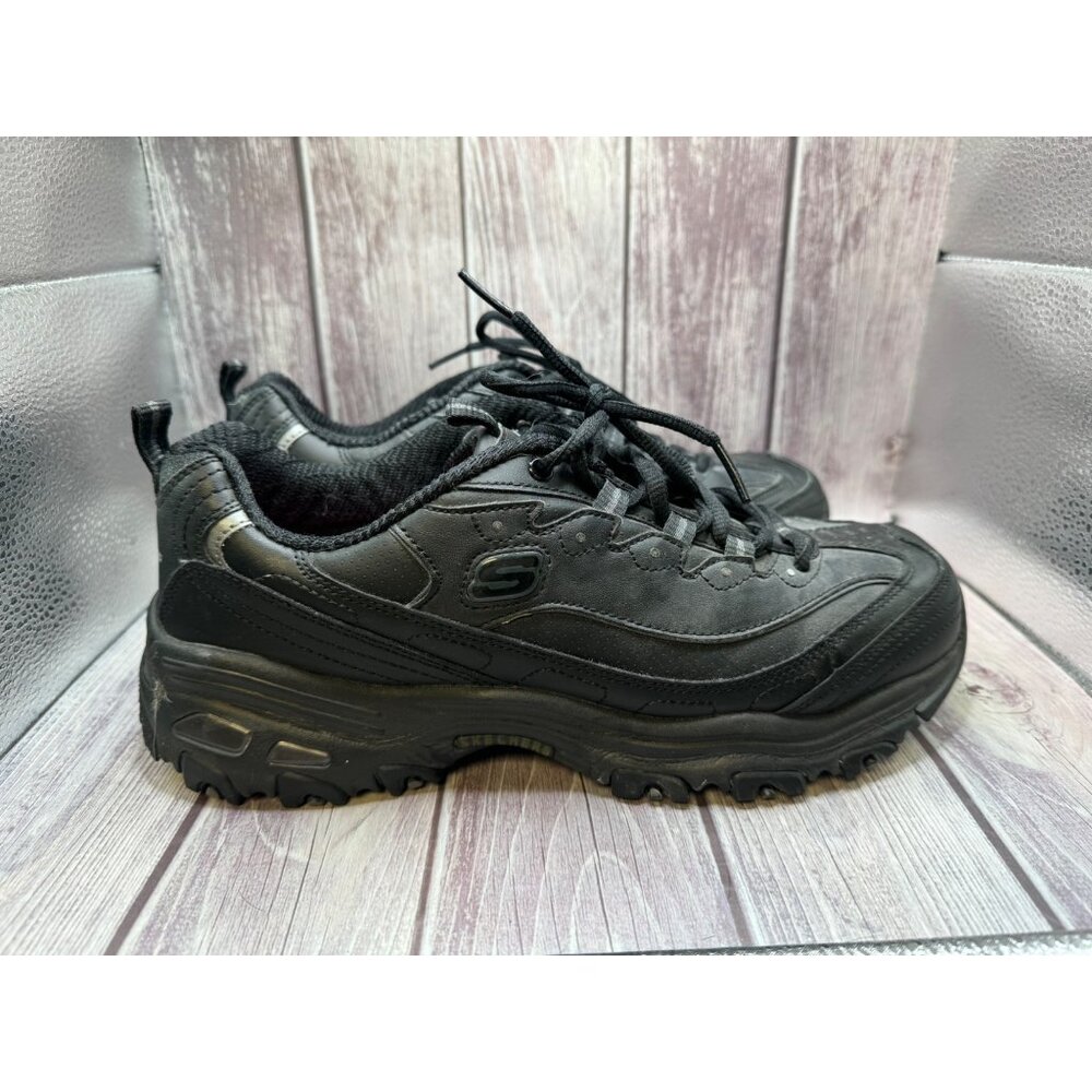 💕Skechers Women's D'Lites Fresh Start Memory Foam Lace-up Sneaker Size 9